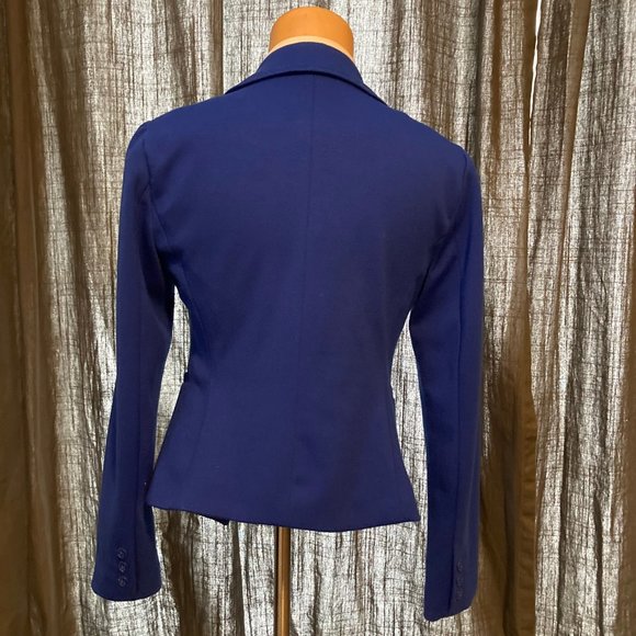 LAUNDRY ROYAL BLUE BEAUTIFUL JACKET ,WORN ONES, SIZE 4 - Picture 2 of 3